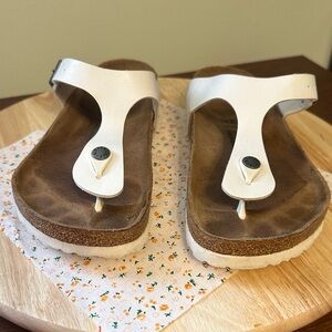 Birkenstock White Sandals